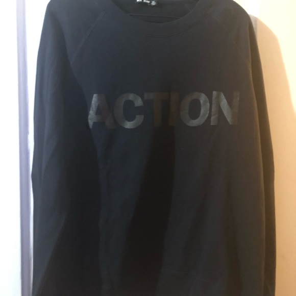BLK DNM Navy Action Sweater - Picture 4 of 4